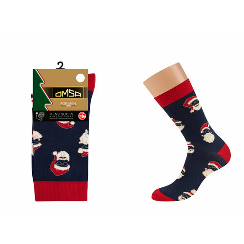 фото Носки omsa, размер 39/41, синий