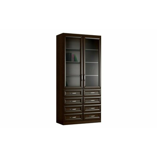 Книжный шкаф Библиограф-2 6 Венге 80x40x230 24390₽