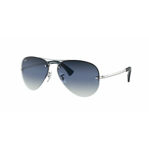 солнцезащитные очки ray ban авиаторы оправа металл зеркальные серебряный Солнцезащитные очки Ray-Ban, голубой