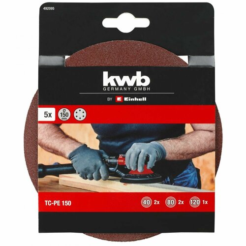 KWB Набор шлифовальных дисков 150 мм 492095 592₽