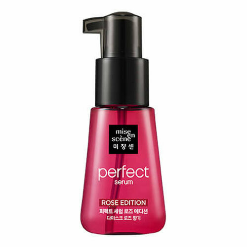 MISE EN SCENE Perfect Rose Perfume Serum Парфюмированная сыворотка для волос с маслом розы 80мл