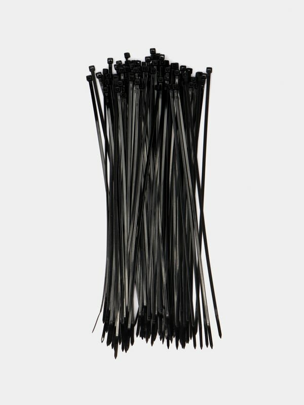 Стяжка хомут Sonnen Power Lock нейлоновая сверхпрочная черная 3.6*30см 100шт Guangzhou - фото №15