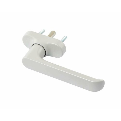 Ручка оконная 1110.00 с квадратным штифтом 7 мм, серебр. RAL9006