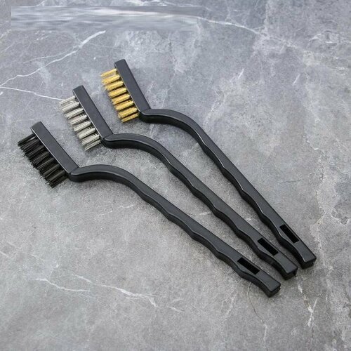 Набор щёток 3 шт латунная стальная нейлоновая 399₽