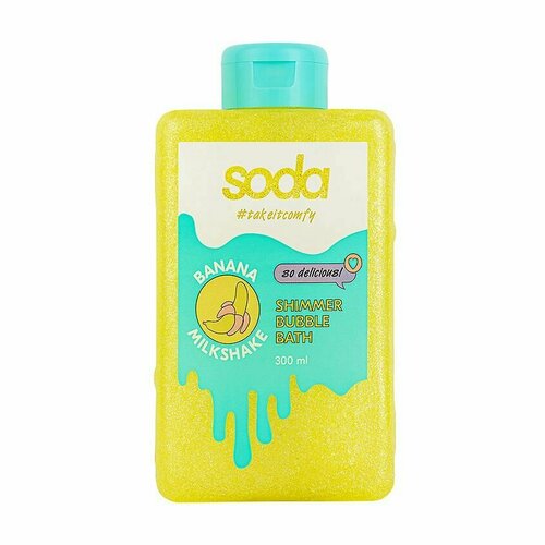 SODA Сияющая пена для ванны takeitcomfy BANANA MILKSHAKE 300 мл 389₽