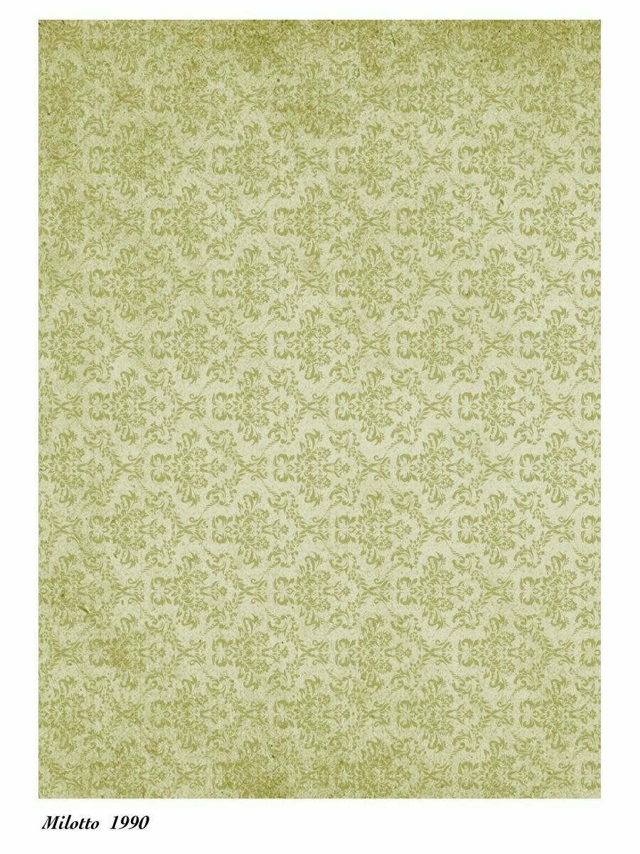 Декупажная карта А4 рисовая фон винтажные узоры 1990