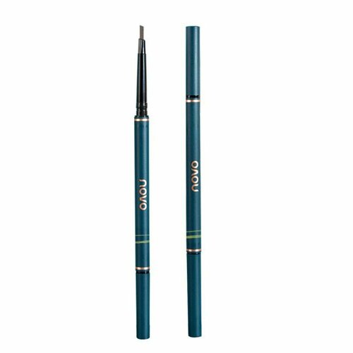 NOVO Водостойкий, ультратонкий карандаш для бровей Small triangle eye brow pencil 0,3гр.(03 серый)