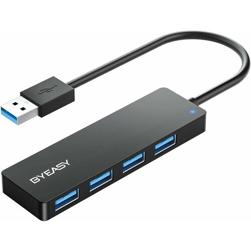 Хаб Anker Byeasy 4-USB 30 ультратонкий-Black 210000₽