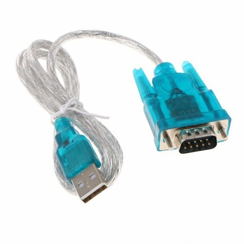 Кабель-переходник USB-DB9M UART RS232 800мм cp2102 usb to db9 male rs232 uart interface adapter converter null modem communication cable