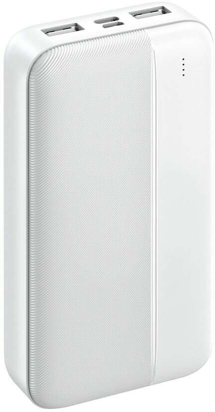 Внешний аккумулятор (Power Bank) TFN Solid PB-282, 20000мAч, белый [tfn-pb-282-wh]