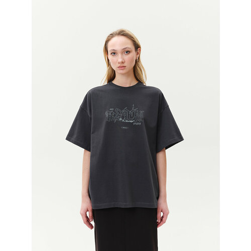 фото Футболка pl storage, размер 4 | xl — xl +, серый, черный