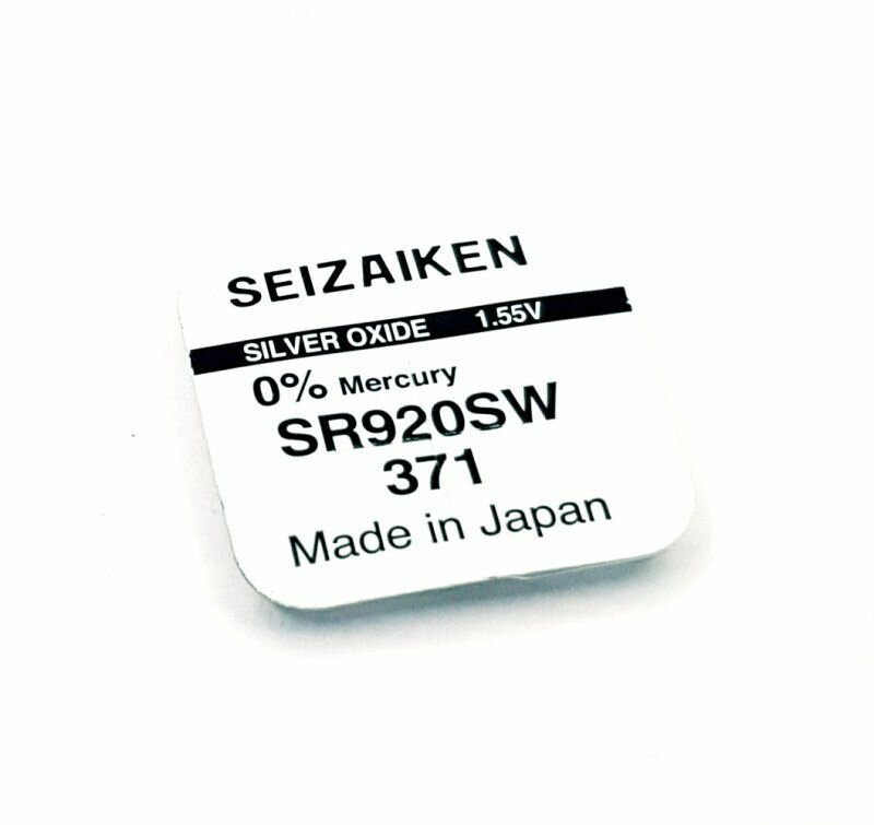 Батарейка SEIKO Seizaiken 371 (SR920SW, SR69), 1 шт.