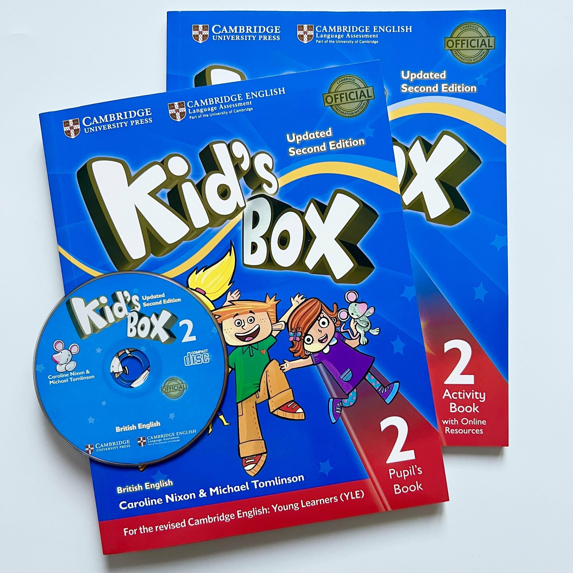 Комплект Kid's Box 2 Updated Second Edition (Pupil's book + Activity book)+ CD