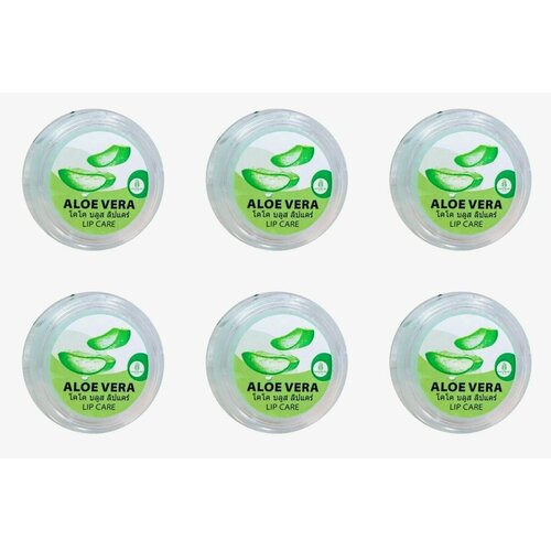 Coco Blues Бальзам для губ алоэ вера Lip Care Aloe Vera, 5 мл - 6 штук бальзам для губ coco blues lip care aloe vera 5 мл 2 уп