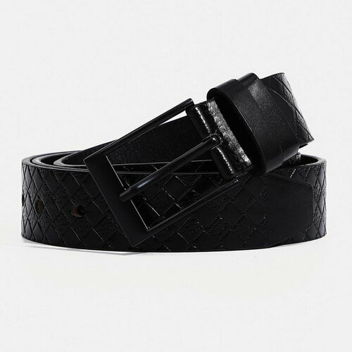 фото Ремень сима-ленд, размер 115, черный сима-лэнд