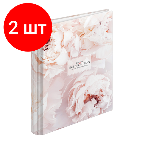 Комплект 2 шт, Тетрадь на кольцах А5, 120л, 7БЦ, ArtSpace Цветы. Flowers for inspiration, глянцевая ламинация