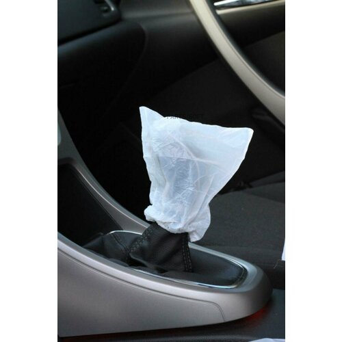 PINGO 099481 Компект чехов поиэтиеновых дя защиты ручки КПП и ручного тормоза от загрязнений при провении ремонтн работ 135 х 145 см фиксация на резинке коробка 500 6970₽