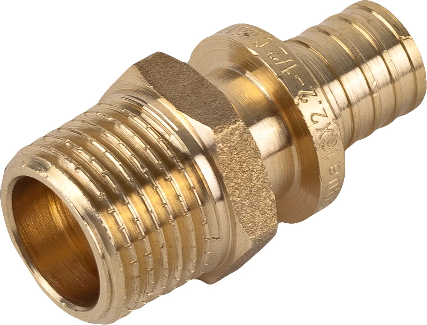 фото Муфта аксиальная ProAqua наружная резьба 1/2"х16 мм латунь