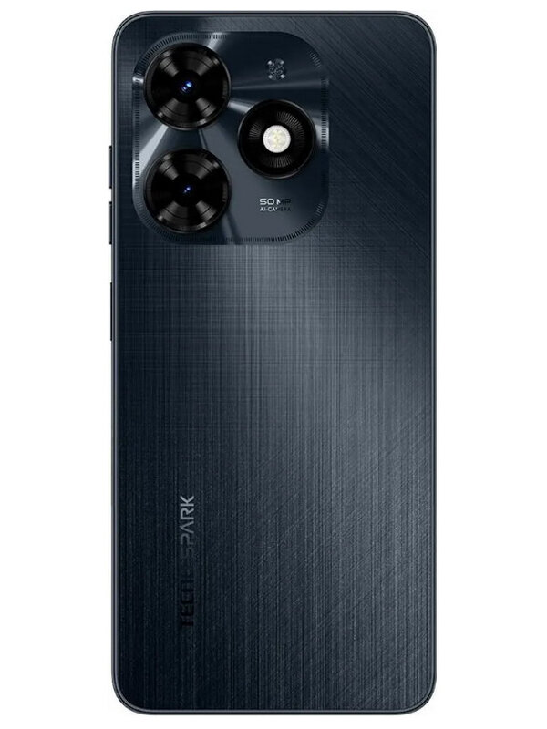 Смартфон Tecno Spark 20c 8+128 черный — фото 1