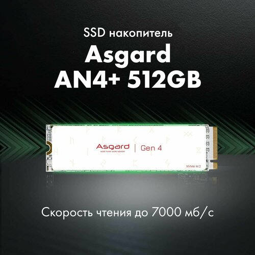 Asgard AN4+ 512ГБ M.2 NVMe