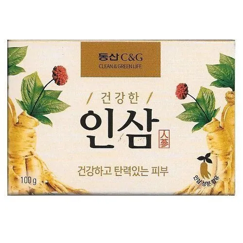 Мыло туалетное с экстрактом женьшеня Clio Ginseng Soap, 100 г