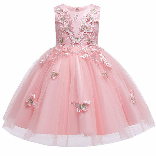 фото Платье, размер 110, розовый без бренда