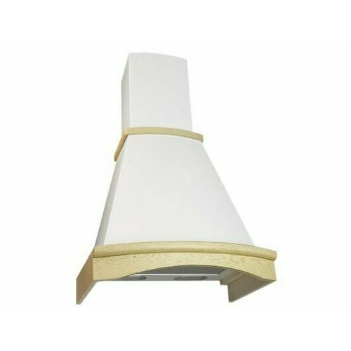 Каминная вытяжка Elikor Ротонда 60П-650-П3Л бежевый дуб белый патина золото 1438500₽