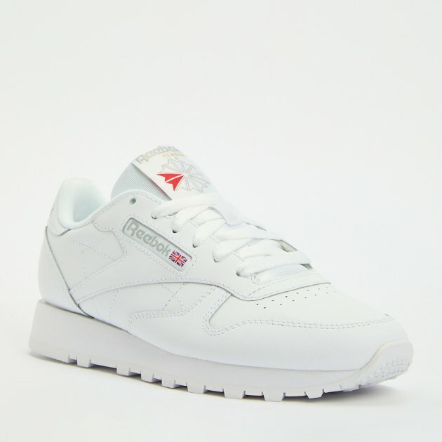 Кроссовки Reebok Reebok CLASSIC LEATHER, размер 38,5, белый