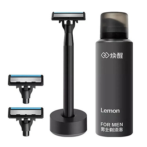 Набор для бритья Mijia Lemon Razor H300-6, черный