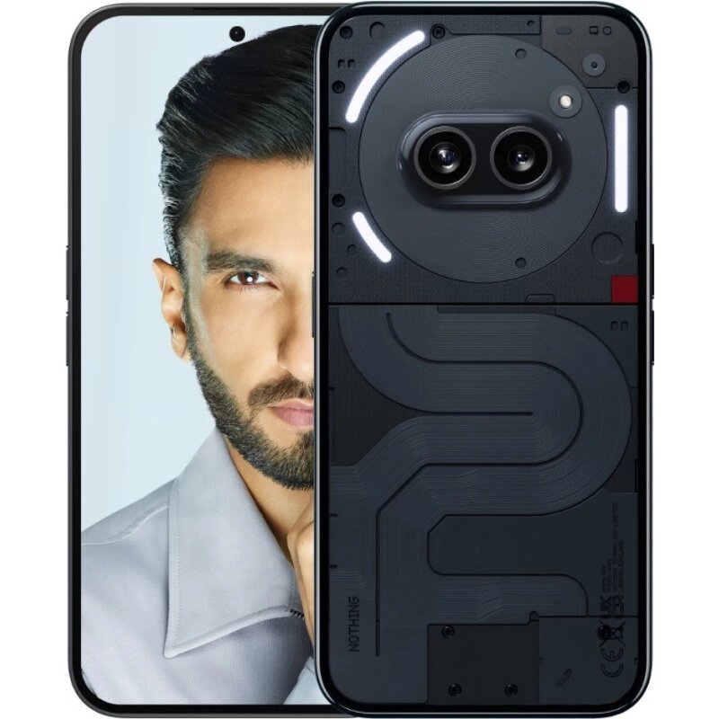 Смартфон Nothing Phone 2a Black экран 6.7