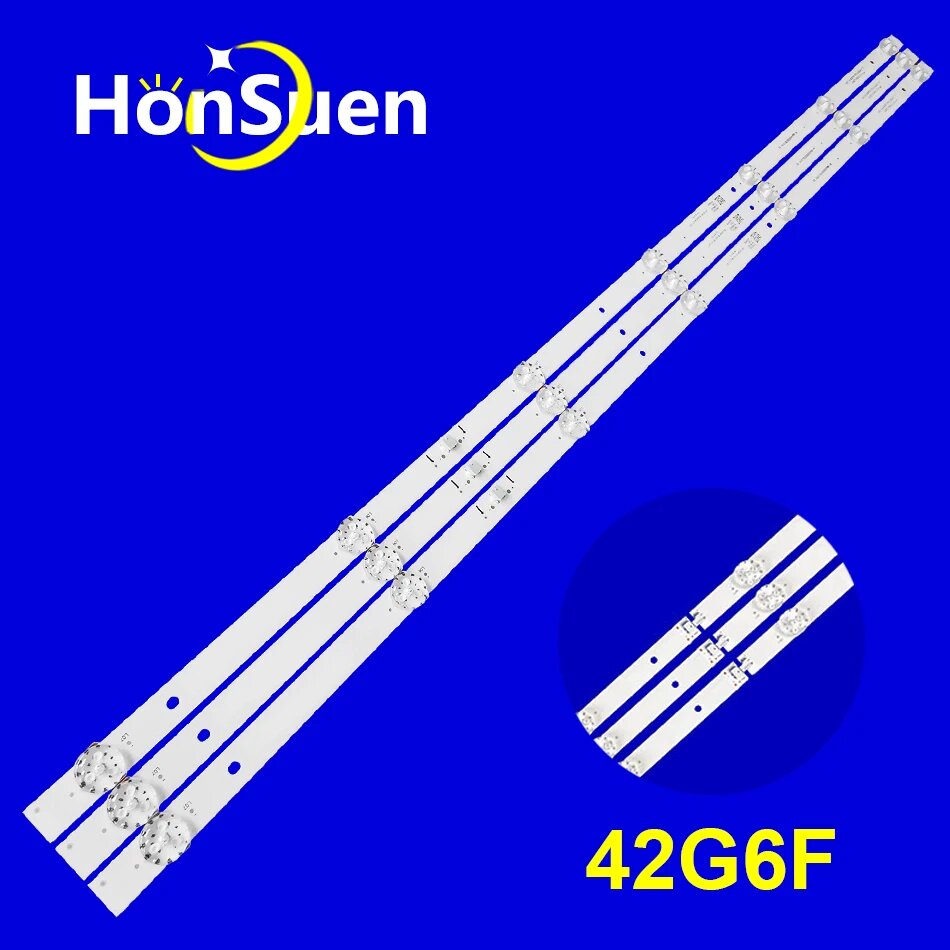 Светодиодная лента подсветки HonSuen для телевизоров, 1KIT FOR 1TV