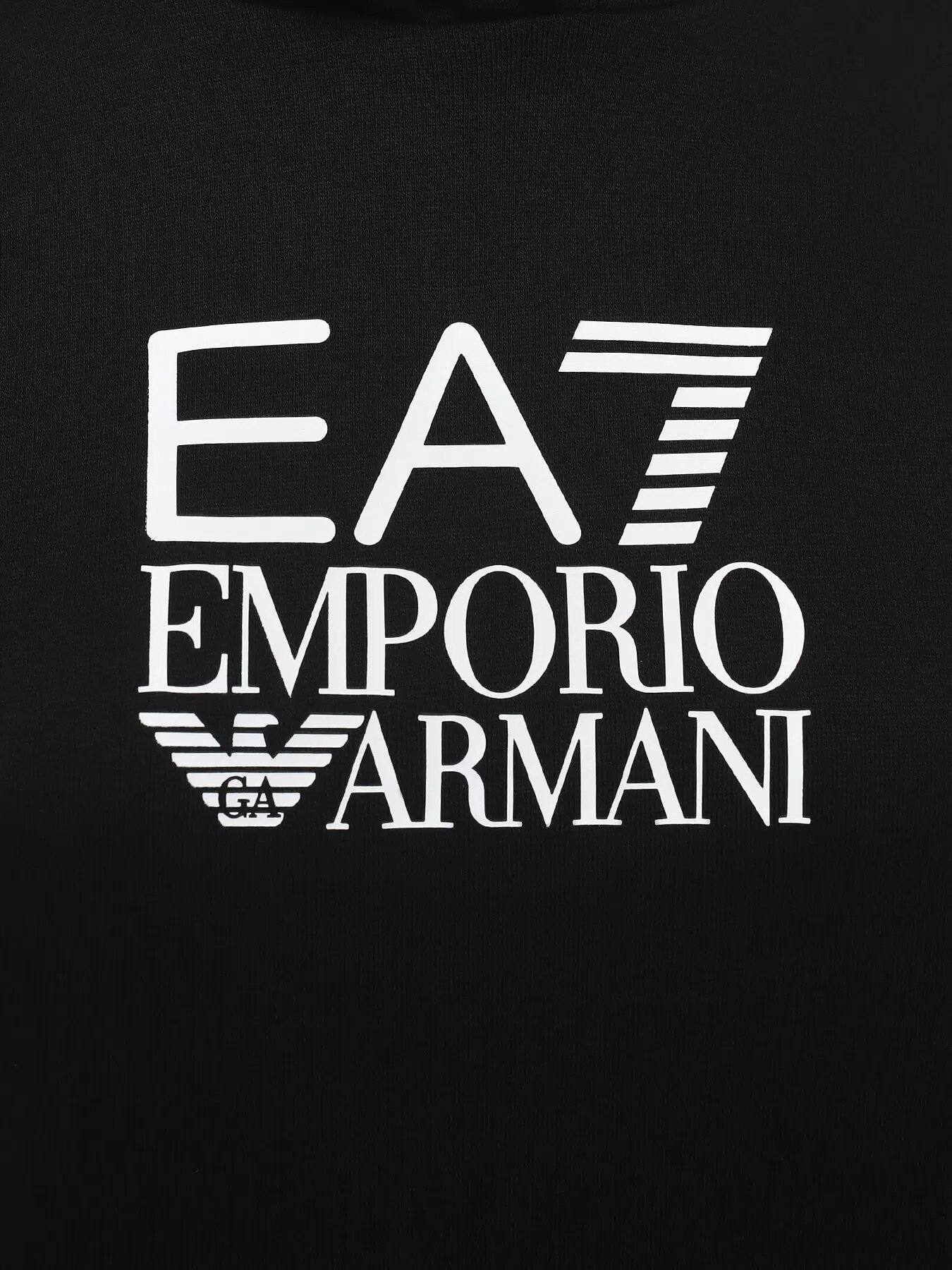 Худи EA7 EMPORIO ARMANI, размер S, , черный — фото 1