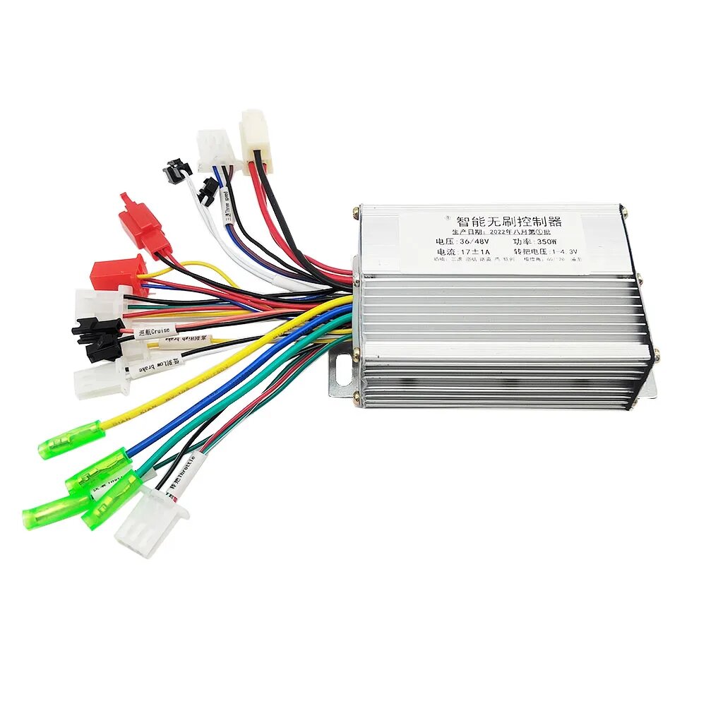 Контроллер двигателя для электровелосипеда 36/48V 350W, Белый