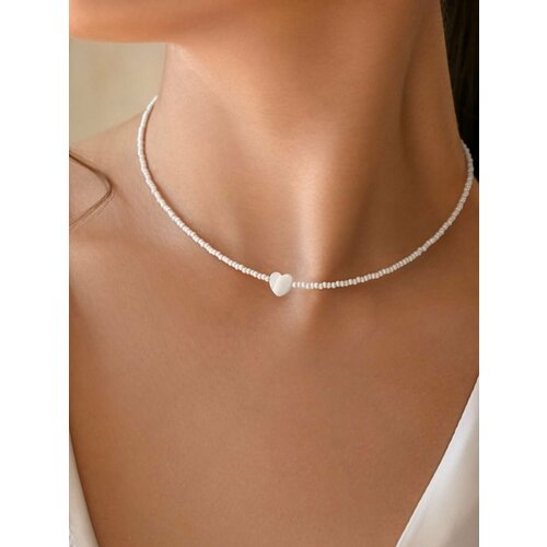 Чокер ANSHEL перламутр бисер длина 34 см белый 999₽