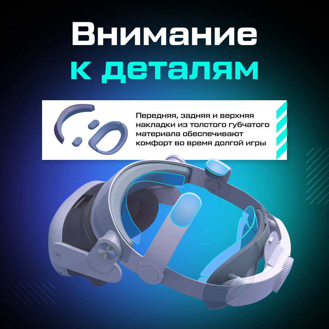 Крепление FiitVR T302 для Oculus Quest 3/ 3S — фото 1