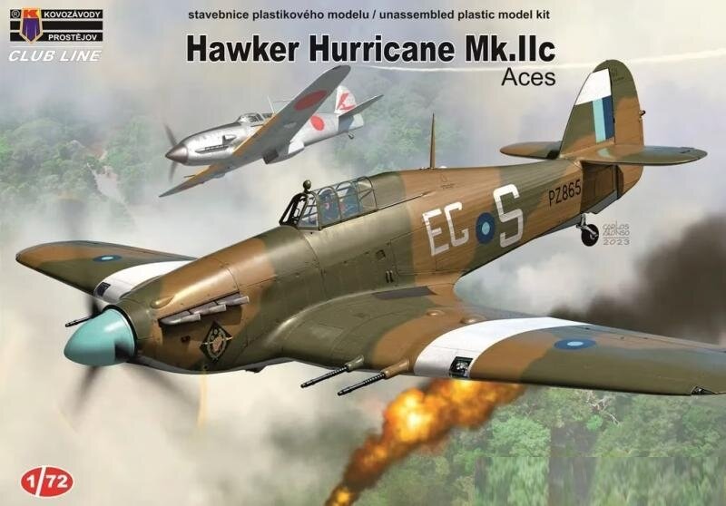 Сборная модель Hawker Hurricane Mk.IIc Aces (1/72) CLK0011