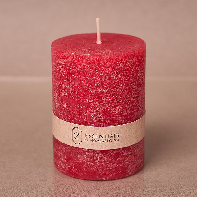 Декоративная свеча Рикардо 8*6 см красная Koopman 420007850