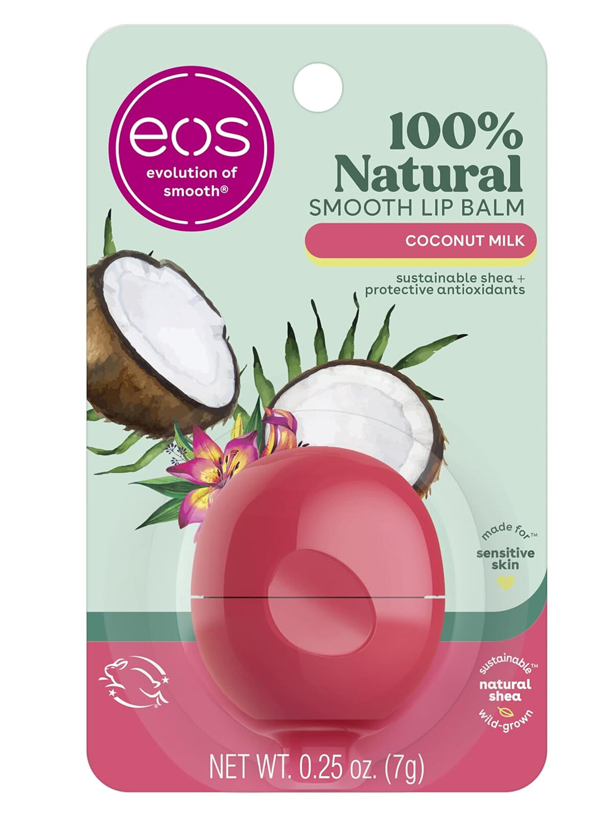 EOS Бальзам для губ Coconut Milk Lip Balm Кокосовое Молоко, 7 г