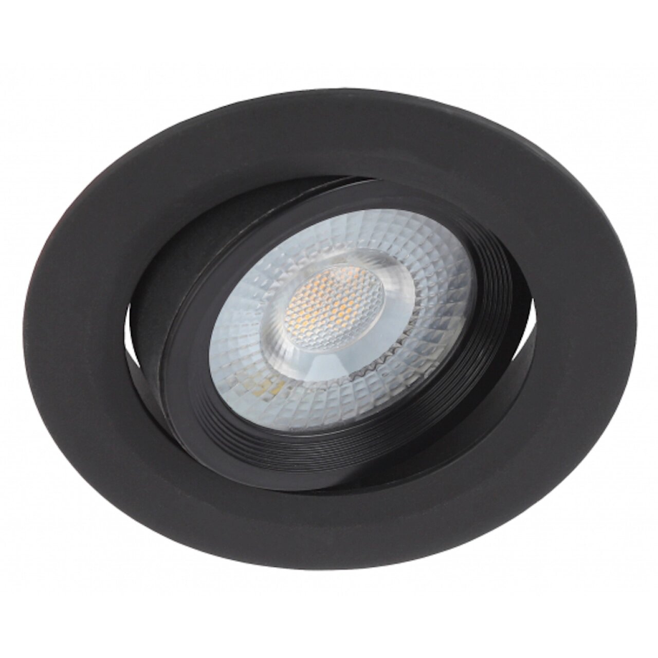 Светильник встраиваемый ЭРА KL 22A-5 светодиодный поворотный LED SMD 5Вт 4000K черный
