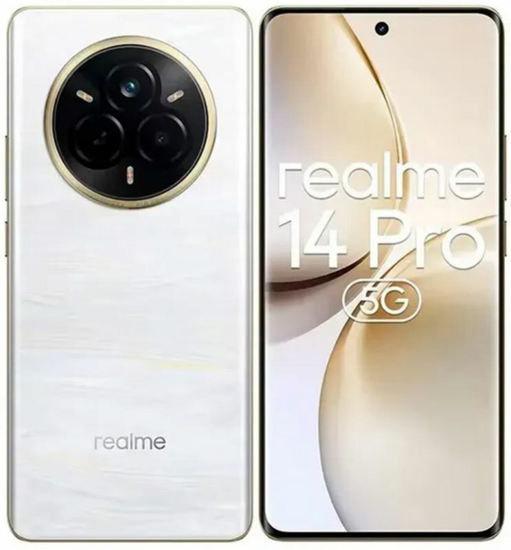 Смартфон Realme 14 Pro 5G RMX5056 8+256 Гб белый жемчуг