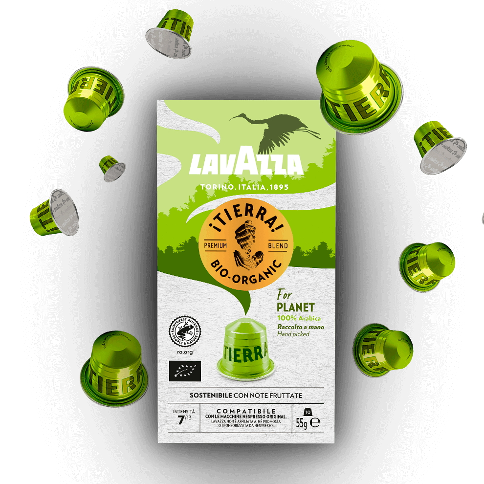 Кофе Lavazza TIERRA BIO в капсулах, для Nespresso Original