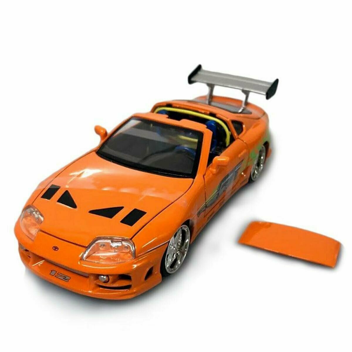 Машинка Fast and Furious Jada Форсаж 1:24 -BRIAN'S TOYOTA SUPRA orange
