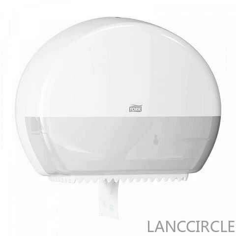 Диспенсер для туалетной бумаги в мини-рулонах системы Т2 Tork Elevation mini белый 555000 LANCCIRCLE
