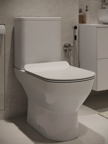 Изображение товара Унитаз-компакт безободковый, сиденье с микролифтом Agger AT03000