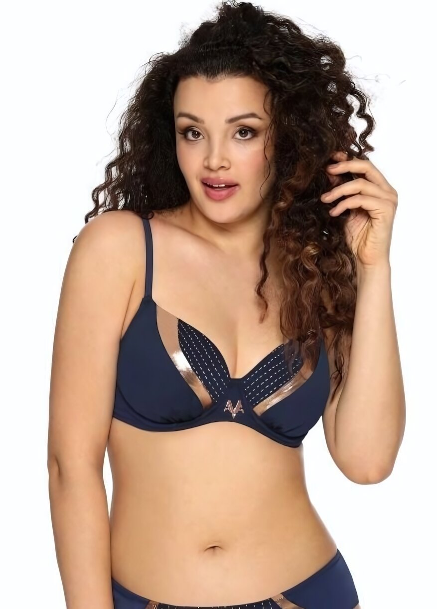 Плавки AVA AVA Купальный лиф  размер 80D  темно синий