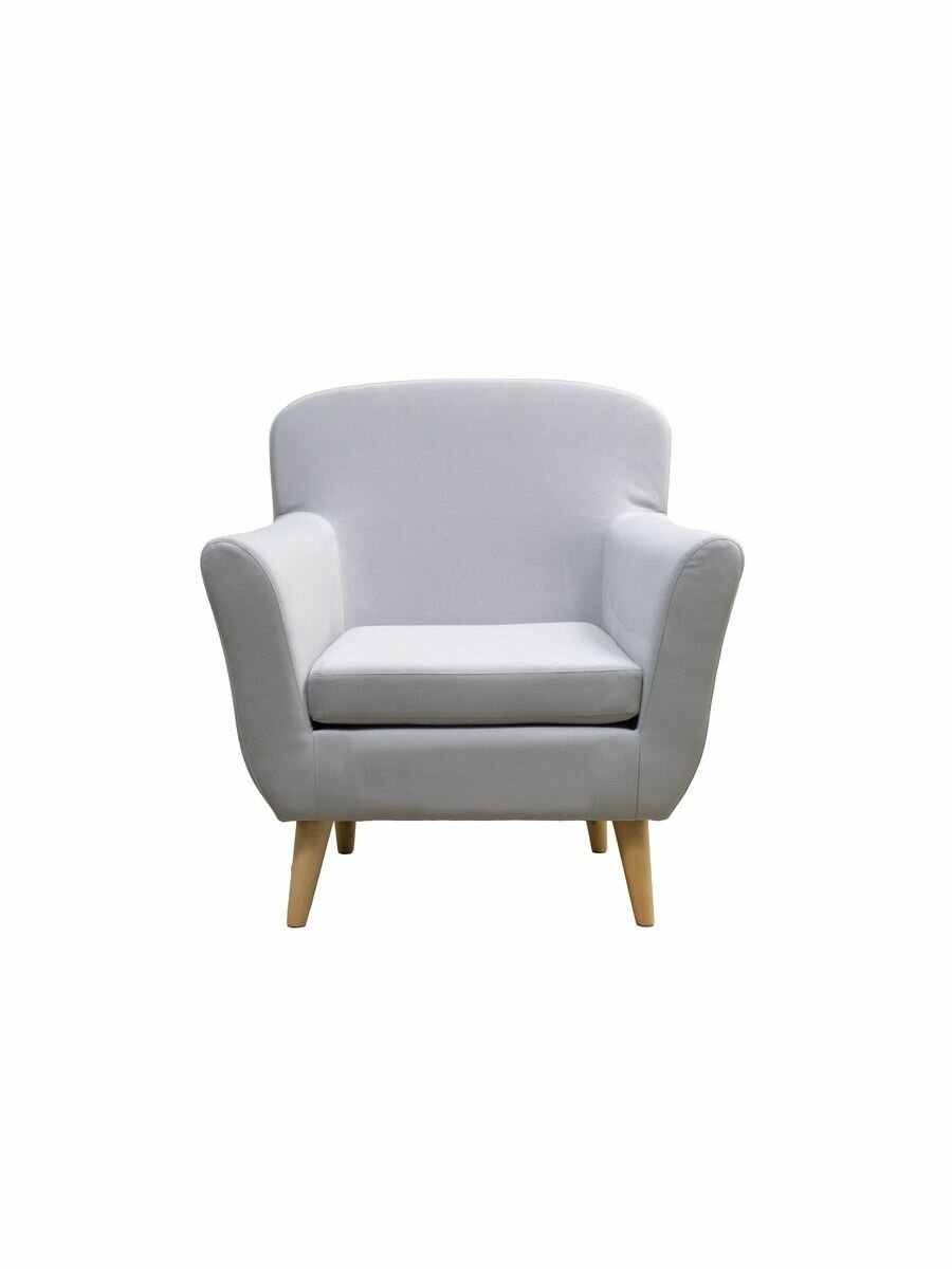 Кресло М-Стиль Орион нераскладное велюр на ножках цвет серый