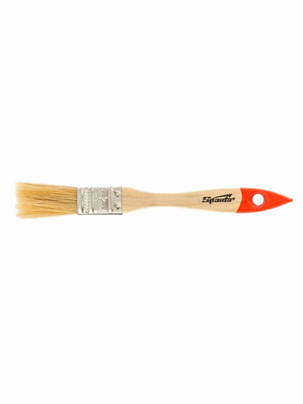 Кисть плоская Slimline 3/4" (20 мм), натуральная щетина, деревянная ручка Sparta 824155