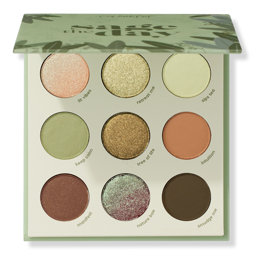 ColourPop Sage the Day Pressed Powder Palette — палетка теней (9 оттенков)