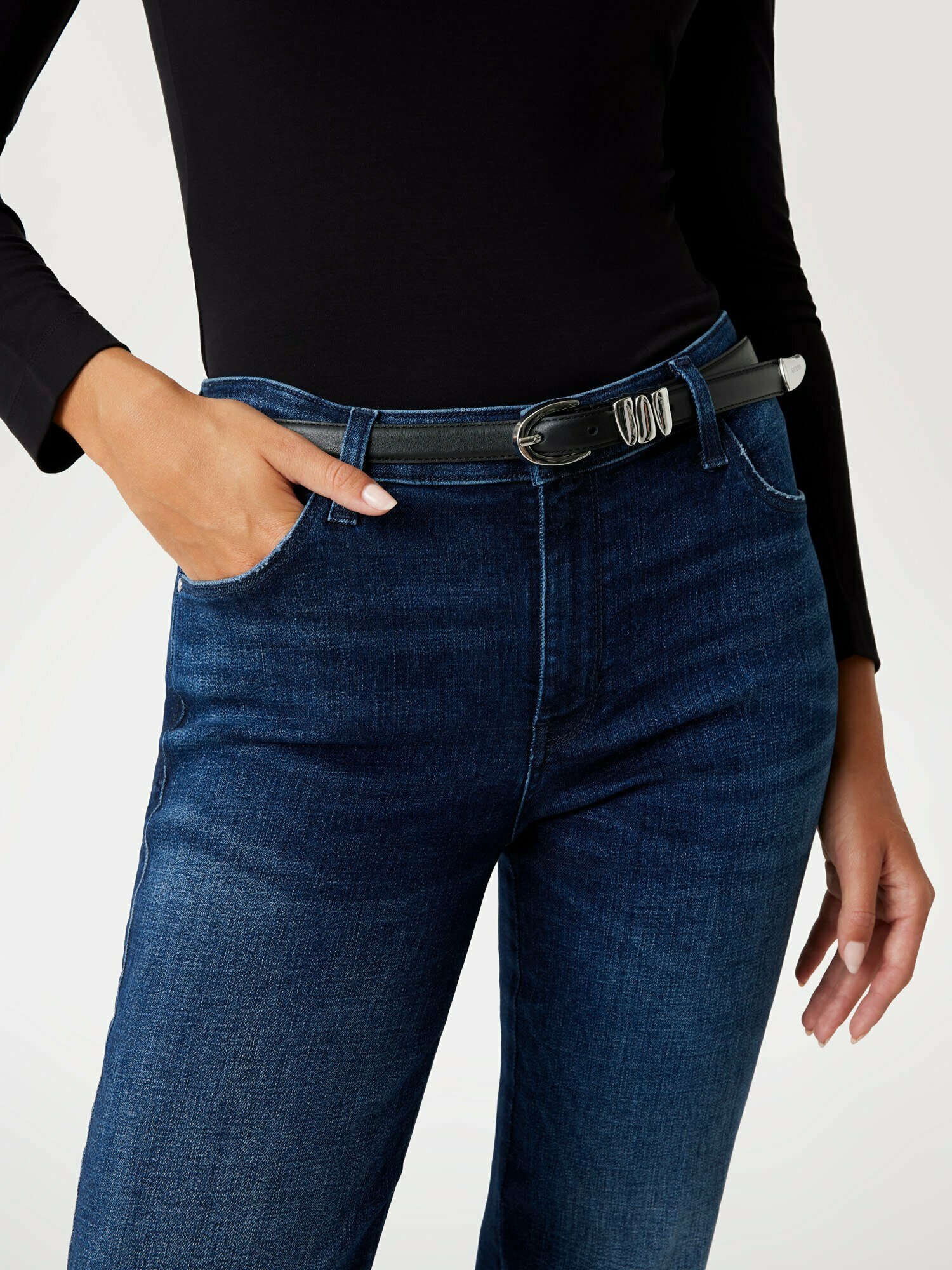 Джинсы GUESS SEXY STRAIGHT, размер 28/34 JEAN, синий — фото 1