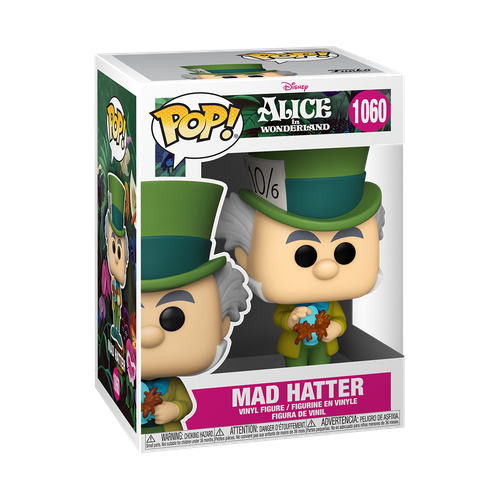 Фигурка Funko POP! Disney Alice in Wonderland 70th Mad Hatter набор фигурок disney alice in wonderland alice mad hatter